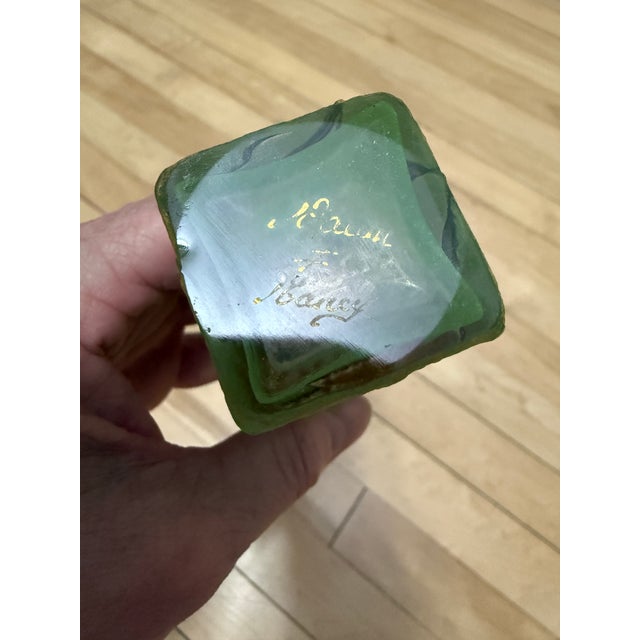 Art Nouveau Daum Nancy French Art Glass Vase For Sale - Image 9 of 11
