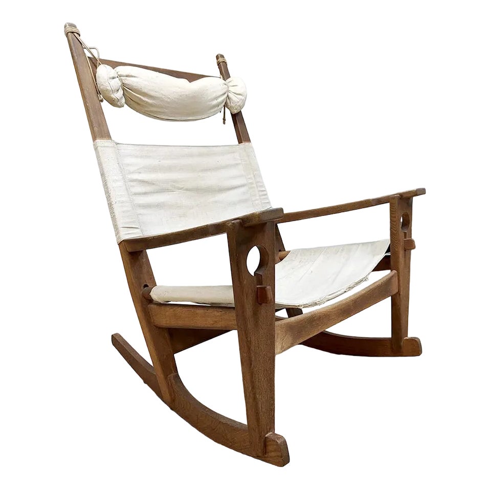 Mid-Century Model Ge-673 Rocking Chair Rocking Chair by Wegner for ...