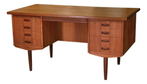 Scandinavian Teak Desk from Samcom, Denmark, 1960s