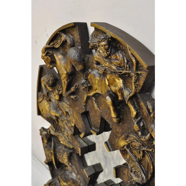 Vintage Finesse Originals Mid Century Modern Fiberglass Zodiac Sign Wall Mirror For Sale - Image 9 of 11