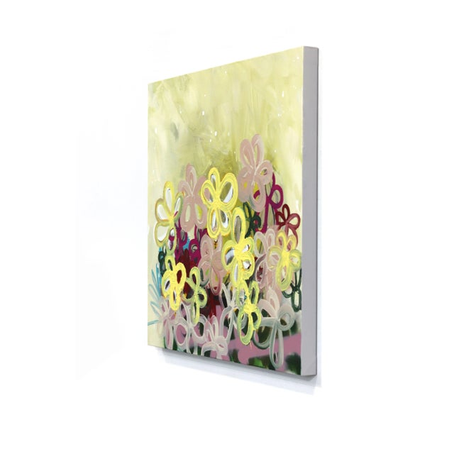 A Lovely Bunch - Abstract Joyful Colorful Floral Graffiti Mixed Media Pop Original Artwork by Amber Goldhammer For Sale In Los Angeles - Image 6 of 9