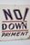 Vintage Folk Art "No Down Payment" Sign, Circa Mid-20th Century. Large-scale graphic retail trade sign advertising “NO!...