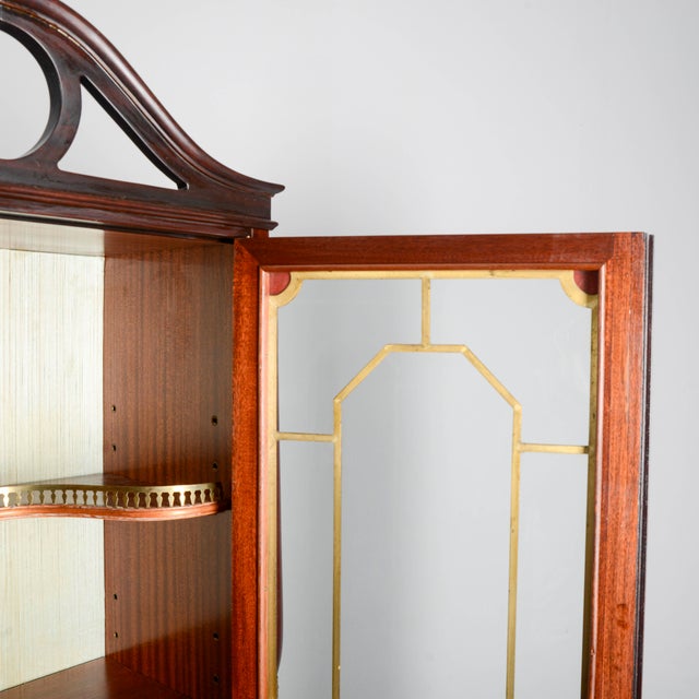 Mid 20th Century Furred Display Cabinet For Sale - Image 11 of 18