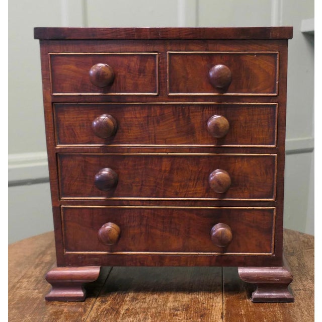 Victorian Miniature Chest of Drawers an Apprentice Piece A real find, in the pictures you can see that this piece looks...