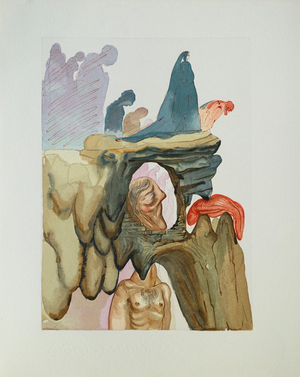 Salvador Dali, Les prévaricateurs, Etching