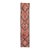 1970s Vintage Turkish Handmade Wool Cotton Orange Runner Rug For Sale