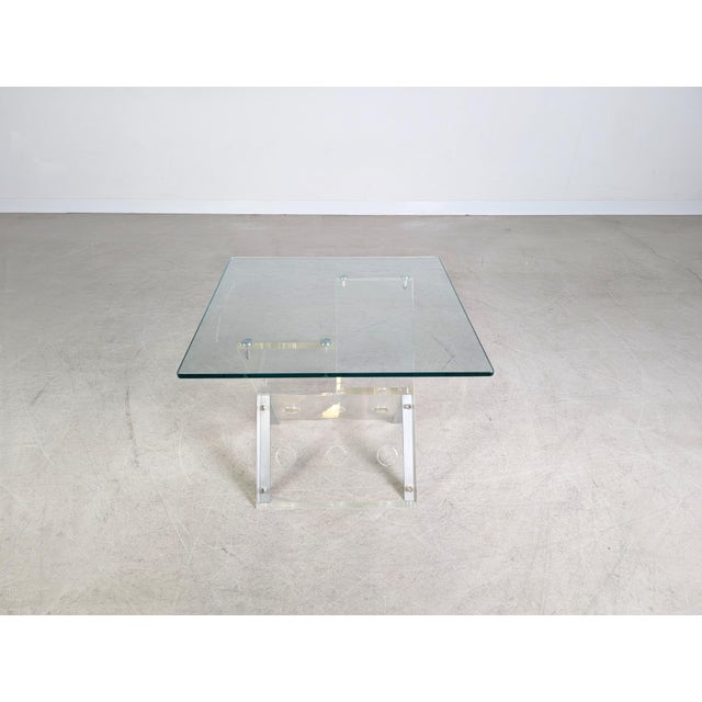 Coffee Table in Acrylic Glass, 1970s For Sale - Image 4 of 9