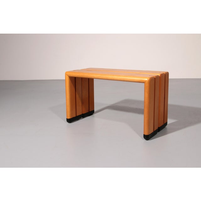 Italian Beechwood Benches, 1960, Set of 2 For Sale - Image 12 of 13