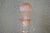Italian Bottle in Sandblasted Pink Glass from Empoli, 1960s For Sale - Image 8 of 10