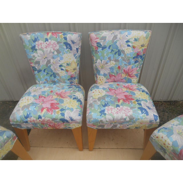 Gorgeous Set of Sunroom Dining Chairs- 4 Chairs For Sale - Image 4 of 5