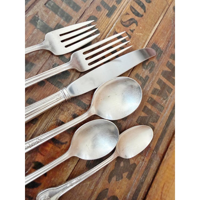 International Silver 1960s Silver Plated Flatware Service for 10 From the Fontainebleau Hotel Miami Beach - 60 Piece For Sale - Image 4 of 12
