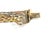 Metal 14k Yellow, White, and Rose Gold Woven Necklace Vintage For Sale - Image 7 of 11