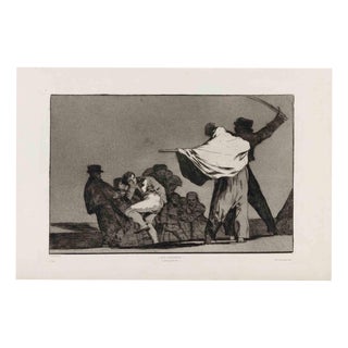 Francisco Goya, What a Warrior!, 1877, Etching For Sale