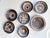 Small Studio Ceramic Wall Plates from Serocka, Germany, 1970s, Set of 7 For Sale - Image 11 of 11
