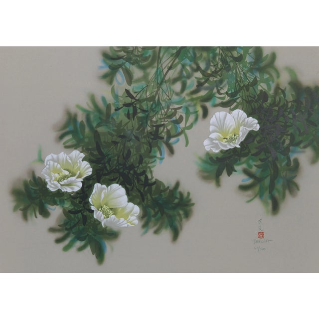 David Lee, Magnolias (19), Lithograph For Sale