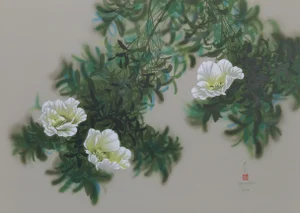 David Lee, Magnolias (19), Lithograph