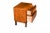 1970s Mid Century Cane Walnut Brass Nightstand For Sale In Baltimore - Image 6 of 8