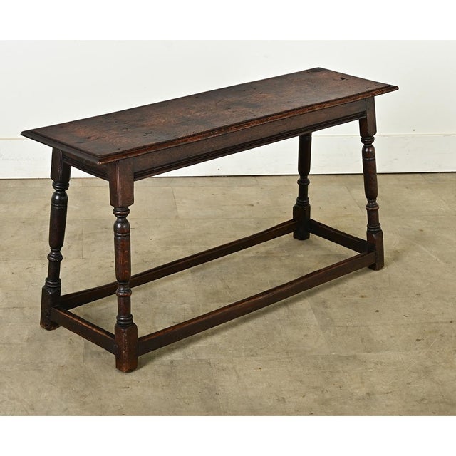English 18th Century Oak Joint Stool/Bench For Sale In Baton Rouge - Image 6 of 12