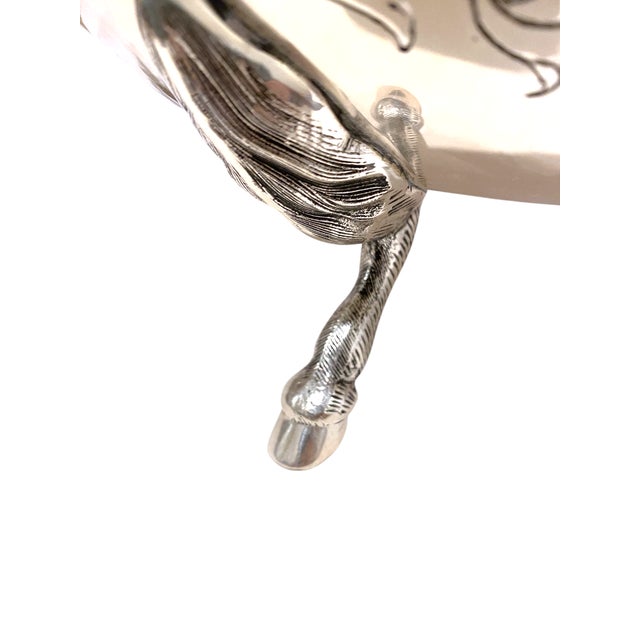 Early 20th Century Silverplate Soup Tureen With Stag Motif Elk Deer Thanksgiving Victorian Style For Sale - Image 5 of 17