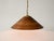 Mid-Century Modern Italian Pendant Light in Rattan and Brass, 1960s For Sale - Image 12 of 13