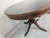 Antique Regency Walnut Table with Brass Lion Paws, 1920 For Sale - Image 12 of 17