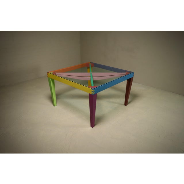 Wood Dry Series Dining Table and Chairs by Massimo Morozzi for Giorgetti Matrix, 1980s, Set of 5 For Sale - Image 7 of 18