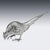 Metal 20th Century Italian Silver Pheasant Statues, 1920s, Set of 2 For Sale - Image 7 of 18
