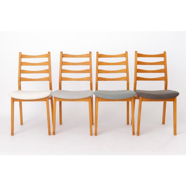 Mid-Century Modern Beech Dining Chairs, Germany, 1960s, Set of 4 For Sale - Image 9 of 9