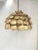 Contemporary Gold Florentine Iron Pendant Light For Sale - Image 6 of 7