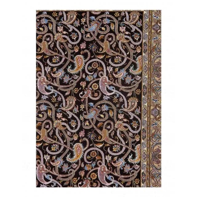 The Isfahan rugs are made with exceptionally good quality of wool & silk. They use traditional motifs inspired by...