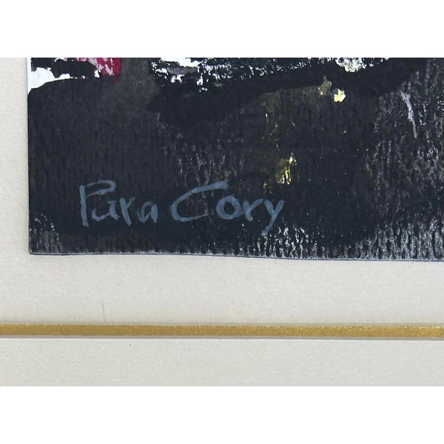 Late 20th Century Abstract Watercolor Painting by Tomas Sanchez For Sale - Image 4 of 6