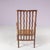 Wood Small Arts & Craft Movement Low Spindlers Back Hearth Side Chair with Wicker Seat by Morris & Co for Liberty and Co Stowaway, London, 1930s For Sale - Image 7 of 12
