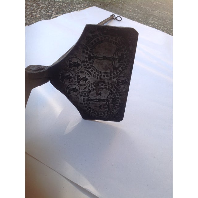 Black Waffle Mold in Iron, 1600s For Sale - Image 8 of 11