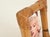 Wood Mid-Century Organic Photo Frame in Rattan, Italy, 1970s For Sale - Image 7 of 11