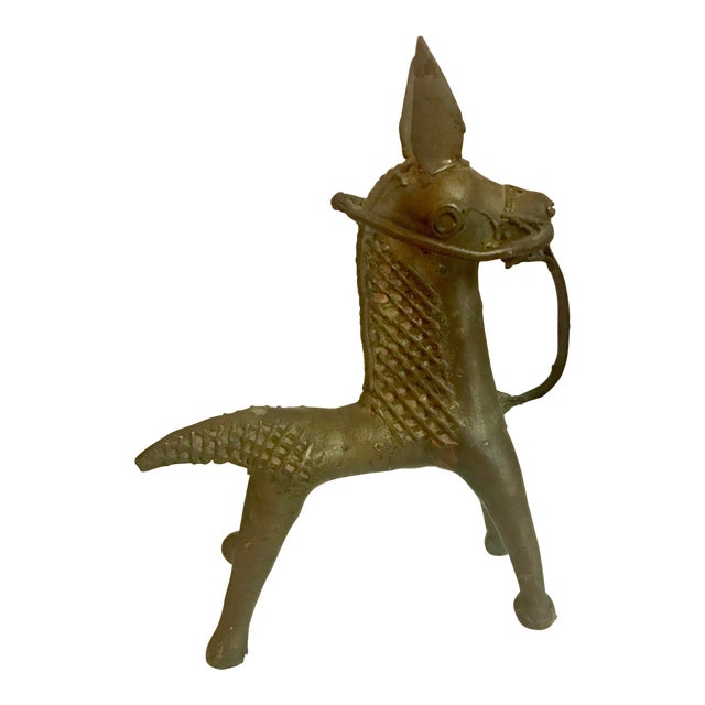 Antique Bronze Age Style Horse Figurine Chairish