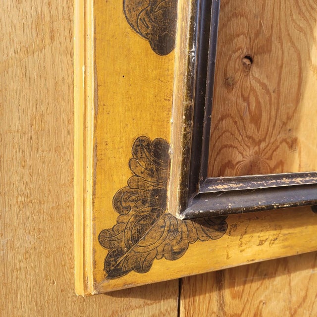 Italian Lacquered Wooden Frame, 1800s For Sale - Image 5 of 14