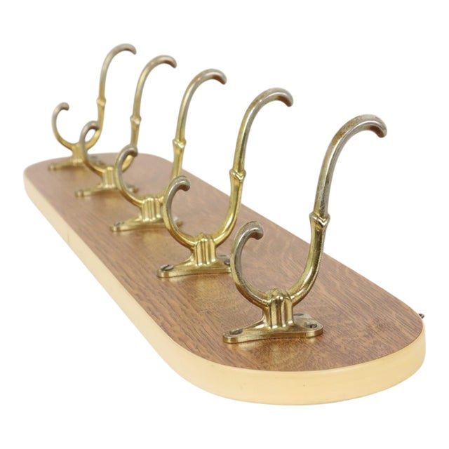 Vintage Wood Veneer Coat Rack, 1950s For Sale - Image 18 of 18