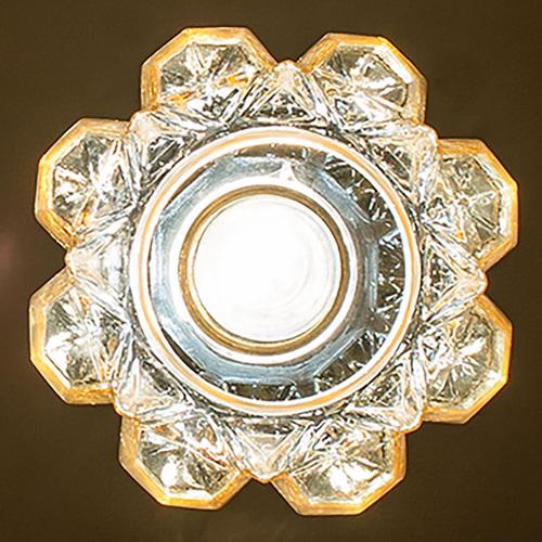 Amber Glass Chrome Pendants attributed to Helena Tynell, 1960s, Set of 2 For Sale - Image 15 of 18