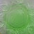 Art Deco Jobling Jade Green Fircone Uranium Glass Plates, 1930s, Set of 6 For Sale - Image 6 of 13