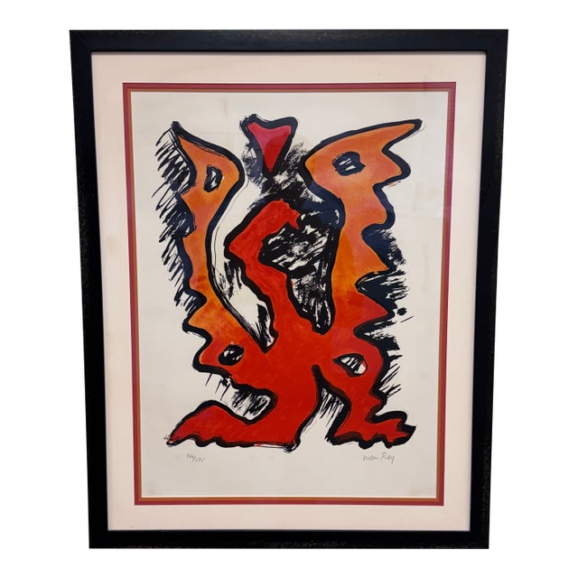 Circa 1969 Man Ray Mythologie Moderne II Lithograph, Signed For Sale