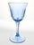 1990s Vintage Set of 8 Blue Glass Wine, Water or All Purpose Glasses For Sale - Image 4 of 5