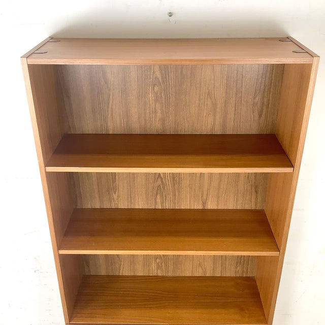 Dyrlund Scandinavian Modern Teak Bookcase Cabinet For Sale - Image 4 of 18