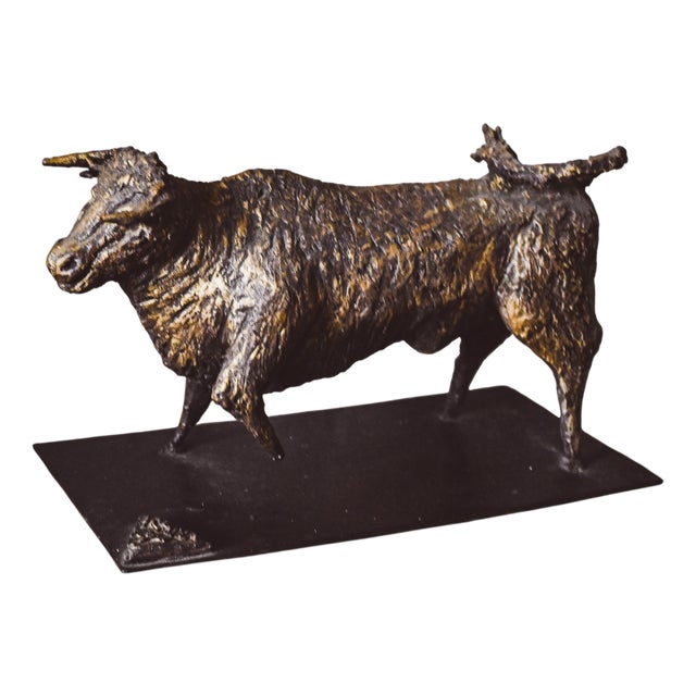 Ivan Cattaneo, Triumphant Bull, 1990s, Bronze For Sale