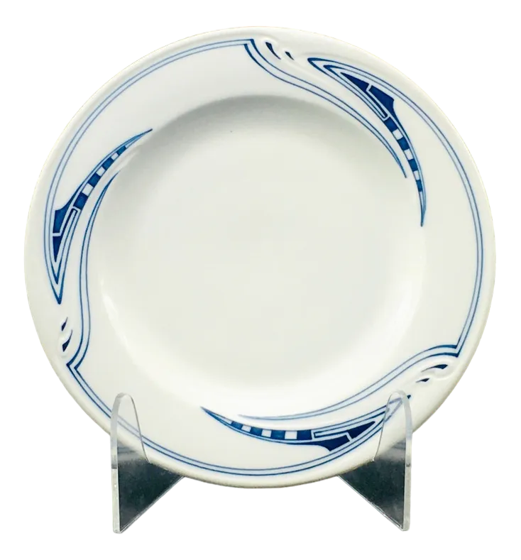 Early 20th Century Art Nouveau Meissen Porcelain Plate by Henry
