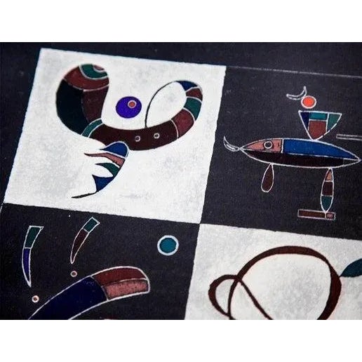Abstract Wassily Kandinsky Lithograph Signed Limited Ed. 25x32in +Archival Framed For Sale - Image 3 of 3