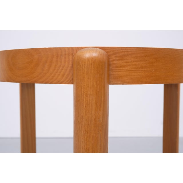 Beechwood Smoked Glass Side Tables by Porada Arredi, Italy, 1970s, Set of 2 For Sale - Image 10 of 12
