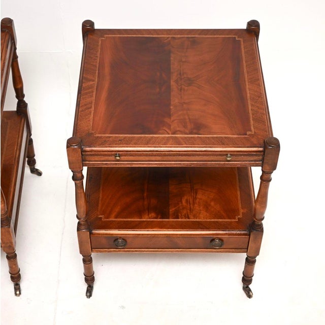 Antique Georgian Side Tables, 1950s, Set of 2 For Sale - Image 6 of 11