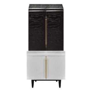 Santino Tall Cabinet in Two Tone Finish. For Sale