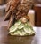 Mid 20th Century Mid-Century Italian Hand Painted Glazed Ceramic Owl Sculpture With Foliage Base For Sale - Image 4 of 9