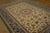 1940s Traditional Beige Floral Shah Abbas Antique Isfahan Wool Silk Carpet Rug For Sale - Image 4 of 6